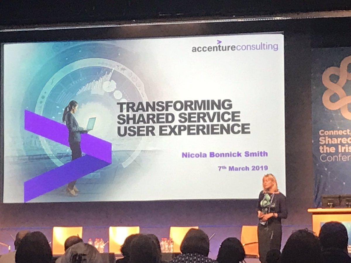 patjpower's tweet photo. Nicola Smith educating us all on the Intelligent Back Office at Public Services Shared Services 2019 @Accenture_Irl https://t.co/n5RmxiIPL0