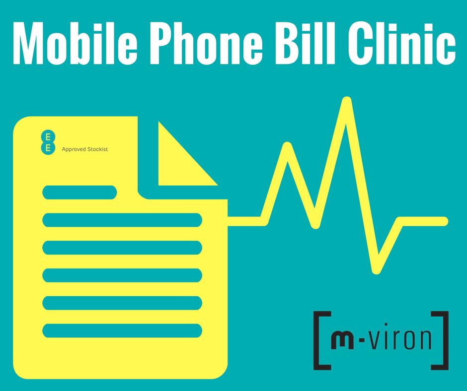 Don’t have time to look at your mobile phone bill? You could be missing out! Check out our online bill review service… m-viron.uk.com/bill-clinic/