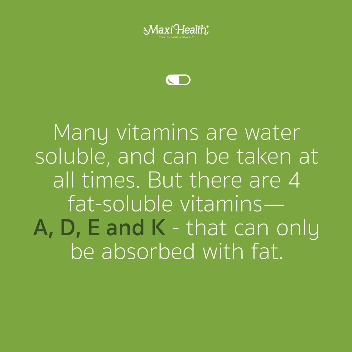 MAXIHEALTH's tweet photo. True or False: You should take Vitamin Supplements on an empty stomach. #MaxiHealth https://t.co/yIp2AqpmCJ