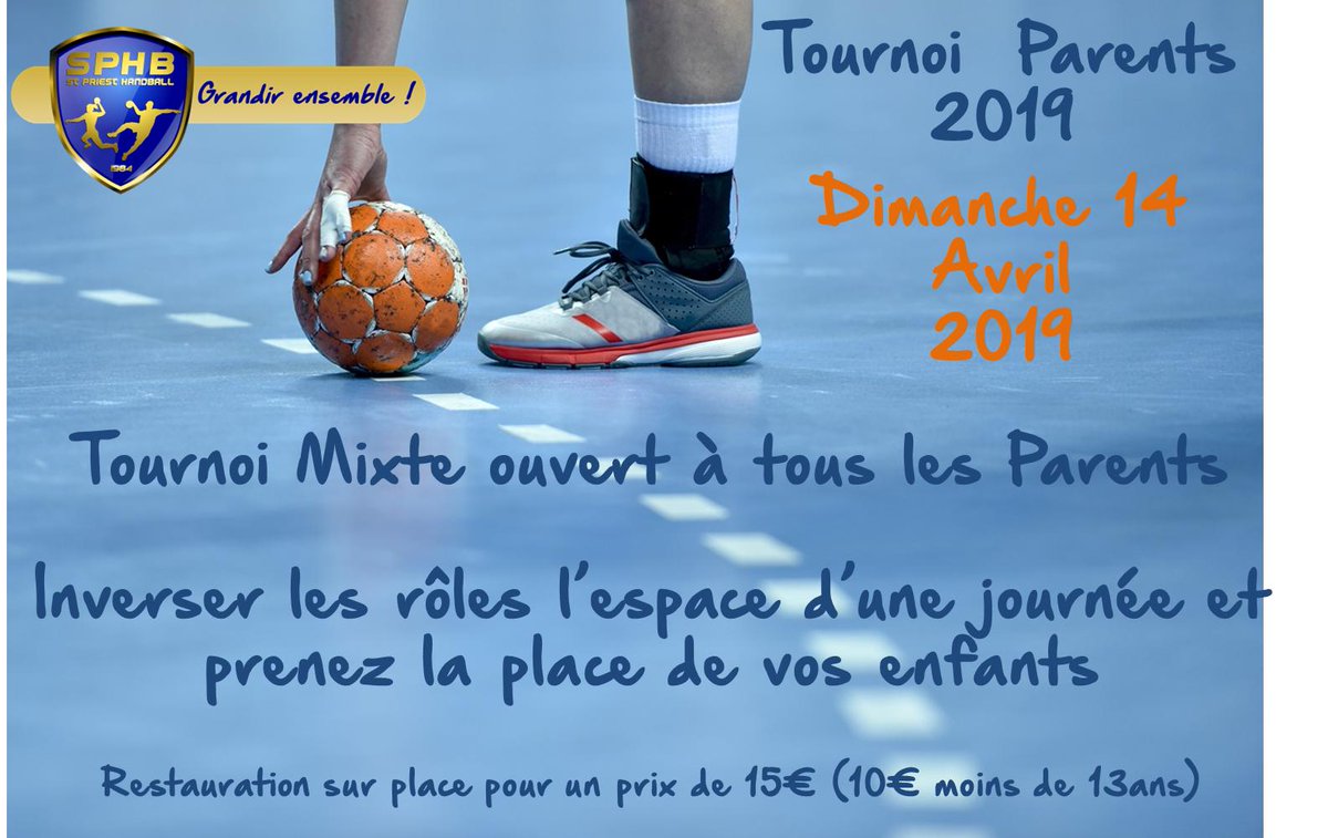 SPHBSaintPriest's tweet image. Les réjouissances pour ce week-end des 9 &amp;amp; 10 Mars 2019🤾‍♂️
Bon match à toutes et tous ✌️✌️
Go SPHB 💪💪
Rappel
- soirée Savoyarde le 23 Mars
- Tournoi Parents Dimanche 14 Avril 2019
Cela peut paraître loin mais le temps passe vite très vite.

#SPHB
#GrandirEnsemble