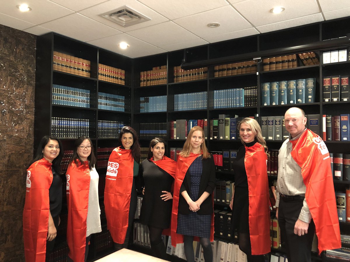 Look at this superhero team at <a href="/NeinsteinLaw/">Neinstein Personal Injury Lawyers</a>! Thank you for your incredible support! #capesforkids <a href="/HBKidsHospital/">Holland Bloorview</a>