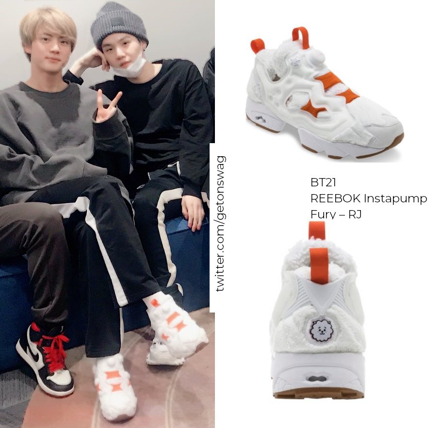 Espinas pluma dormitar Beyond The Style ✼ Alex ✼ on Twitter: "#Jin 190308 #BTS requested BT21  REEBOK Instapump Fury – RJ https://t.co/gTJnYMh5l9" / Twitter