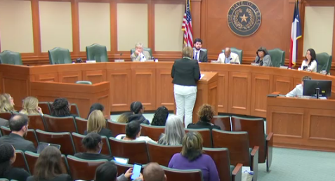 SmartOnCrimeTx's tweet photo. Lauren Johnson of @ACLUTx and the @SmartOnCrimeTx coalition is testifying before House Corrections Committee today in support of #HB1389. #txlege #smartoncrime https://t.co/rpaos68ivK