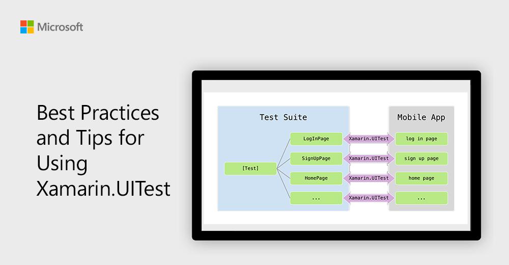 Write scalable and easy to maintain UITests for your mobile #apps using Xamarin.UITest. 

Check out the best practices and tips: http://msft.social/5kouBN