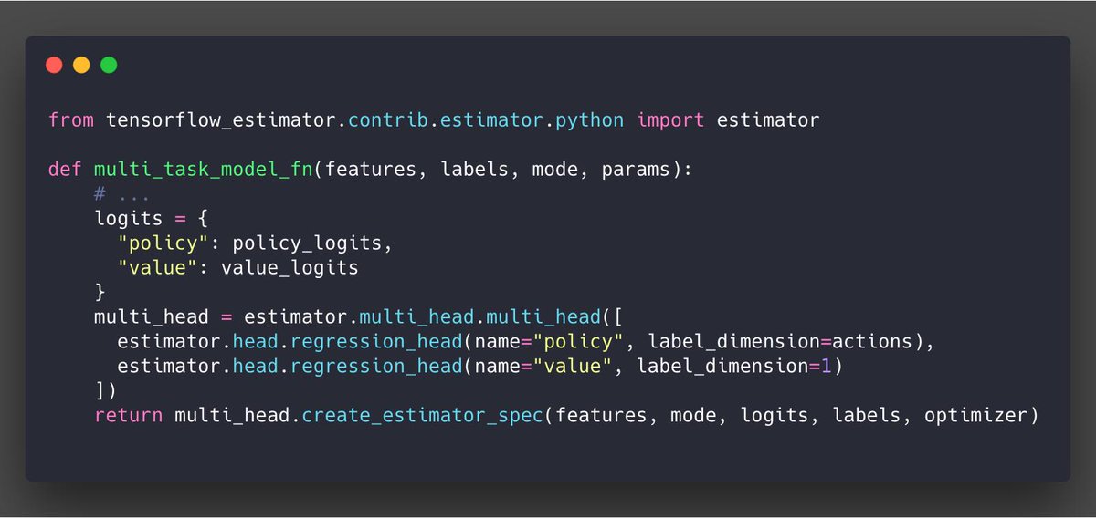justindujardin's tweet image. #AskTensorFlow I have an existing multi-head estimator that I would like to move to a Keras model. Does the Head API integrate with Keras models in some way to make this migration simple?