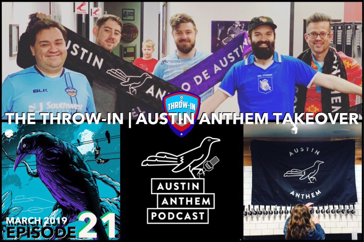 ⚽️🎙Austin Anthem Podcast Episode 21—<a href="/TheThrowinATX/">The Throw-In</a> Takeover 

“There ain’t no party like an <a href="/AustinAnthem/">Austin Anthem</a> Party!” #SXSW
•Recap of #AustinFC Meet &amp; Greet <a href="/AustinBeerworks/">Austin Beerworks 🪙</a> 
•Recap of #MLS First Kick <a href="/stelmobrewing/">St Elmo Brewing Co</a> 
•Can an <a href="/MLS/">Major League Soccer</a> team win <a href="/TheChampions/">Concacaf Champions Cup</a>?
austinanthem.org/media/