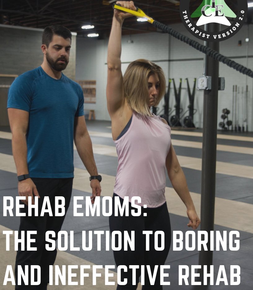 Rehab EMOMs the solution to boring and ineffective exercise prescription in rehab bit.ly/remoms <a href="/icephysio/">ICE - Institute of Clinical Excellence</a> <a href="/AlanFredendall/">Alan Fredendall, PT, CF-L3</a> <a href="/dr_mitch_dpt/">Mitch Babcock</a> <a href="/icephysio/">ICE - Institute of Clinical Excellence</a>