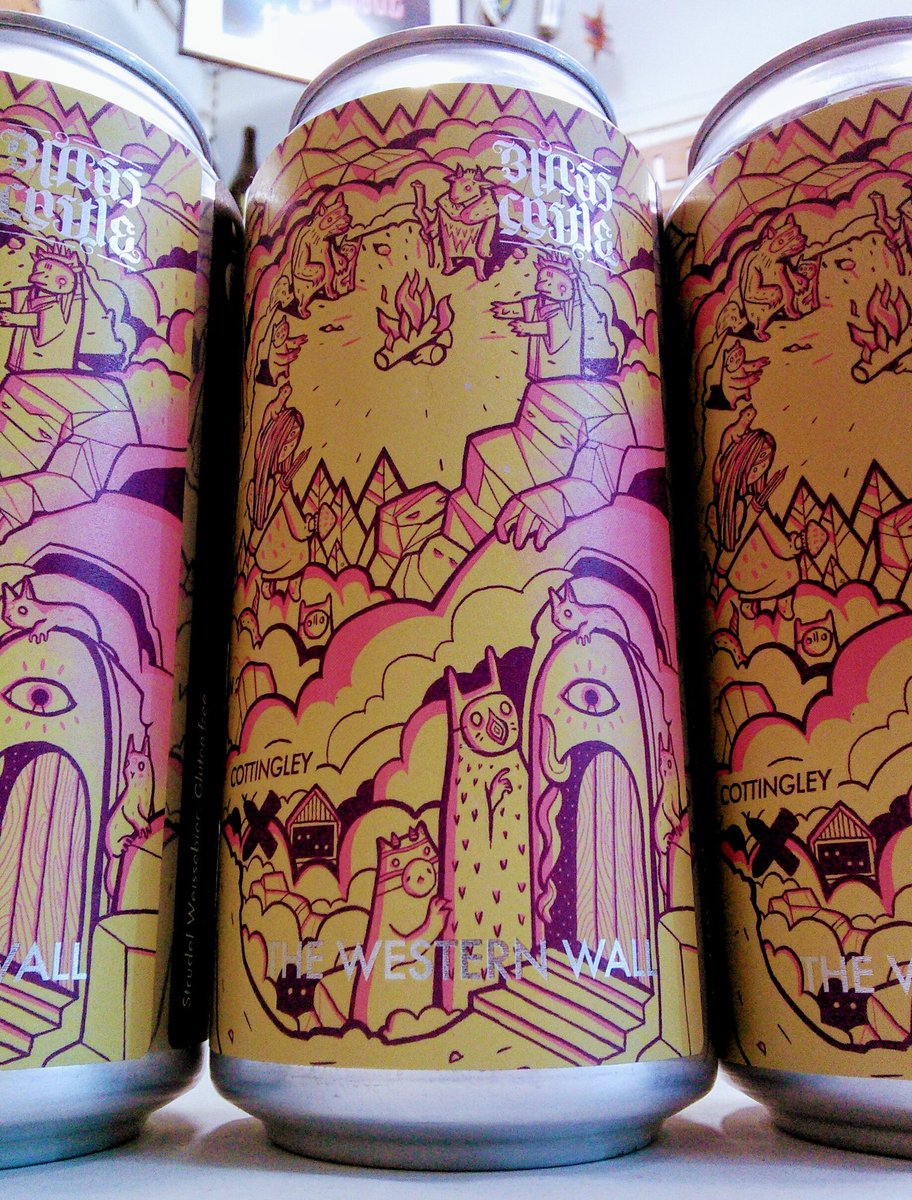 BeerCentralLtd's tweet photo. "Here lies The Western Wall, those who cross this mighty barrier shall receive...."

.....a 5.2% Gluten Free Apple Studel Weissbier!! 

Cheers @BrassCastleBeer! 

#gfsheff #gfbeer #glutenfree https://t.co/MVze56gKhJ