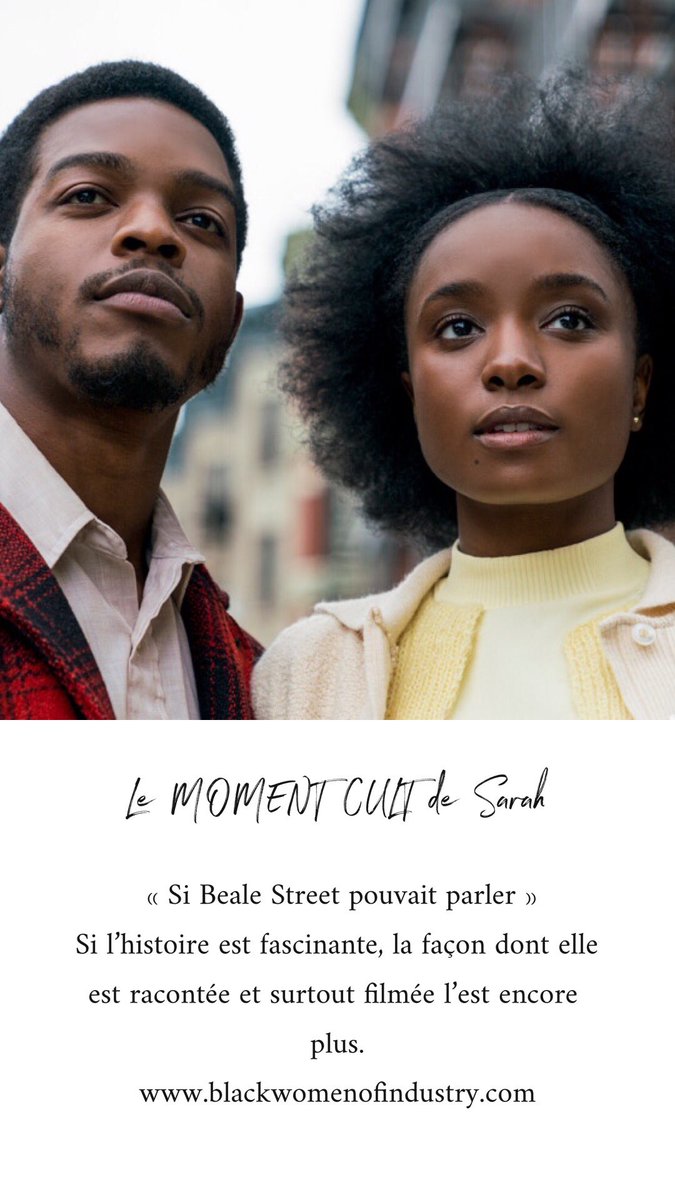BWofIndustry's tweet photo. Le MOMENT CULT’ de @sarahNdengue nous amène à la découverte d’un film magnifique : « Si Beale Street pouvait parler »
> https://t.co/0ishU4esQz
#BWOI https://t.co/rh2YbnEGam