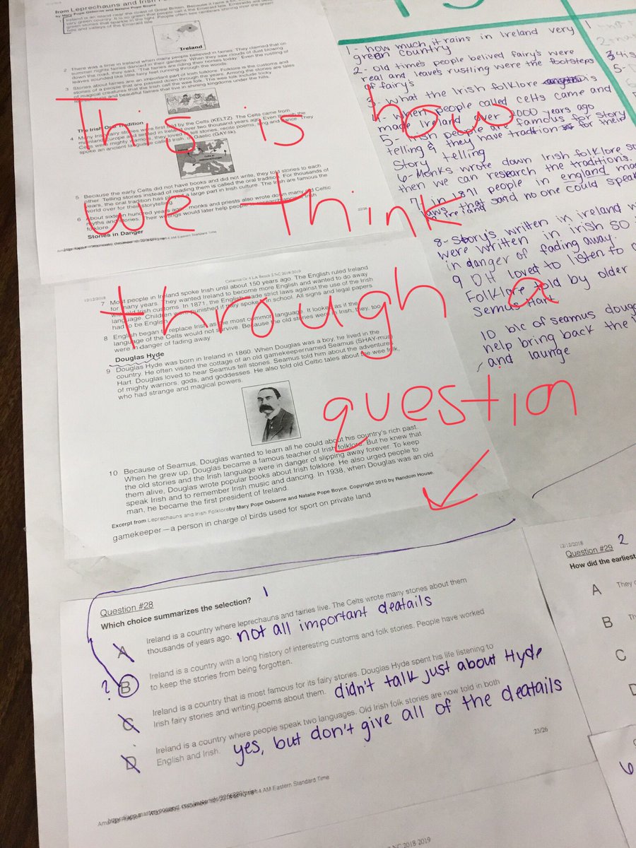 MrsWardUMES's tweet photo. Thinking through answer choices! #wmesrocks #powerofthepineapple https://t.co/Wy6T0Rcjve