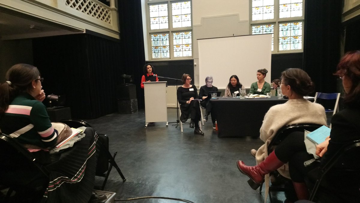 Finalising the grace project:3 years of research coming together in @graceconference2019
With the first panel incl Maria Hlavajova, esrs Lieke Hettinga, Sara Verderi, Orianna Calderón and respondent Nirma Puwar on art activism and cultures of in/equality