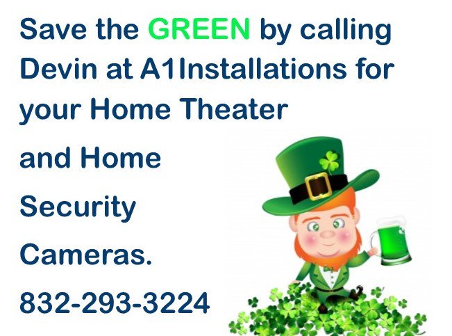 A1installation1's tweet photo. Serving the greater Houston area since 2005.
 Home Theater / Security Cameras / Home Automation / Insured 
 Ask for Devin:  832-293-3224 / 832-283-2012
 Tx Lic B19116
 Visit our website: https://t.co/l3p1LulU0Q https://t.co/sxQ3jhm6F5