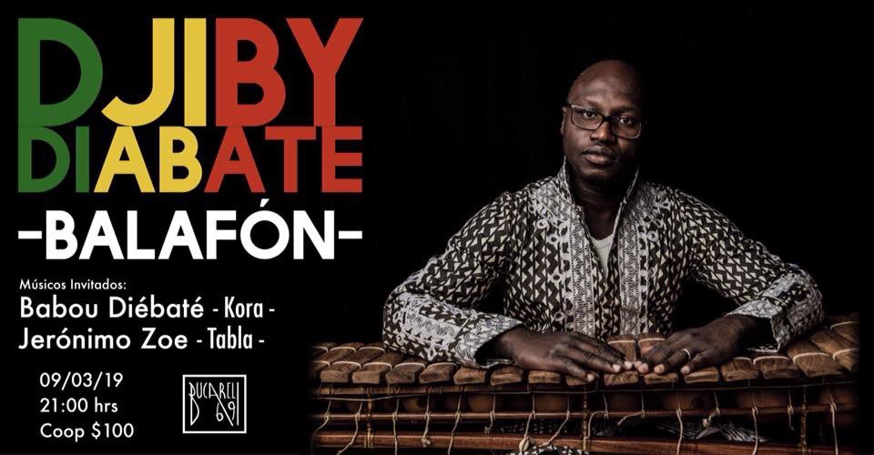 Bucareli69's tweet photo. Djiby Diabate es un músico profesional Senegales, nació en Costa de Marfil sus padres son de Burkina Faso, toca el balafón desde la edad de 10 años.

En esta ocasión escúchalo con los Invitados Especiales: 

Babou Diebate  - Kora
Jerónimo Zoe - tabla 

Donativo: $100 https://t.co/Cskw11zatp