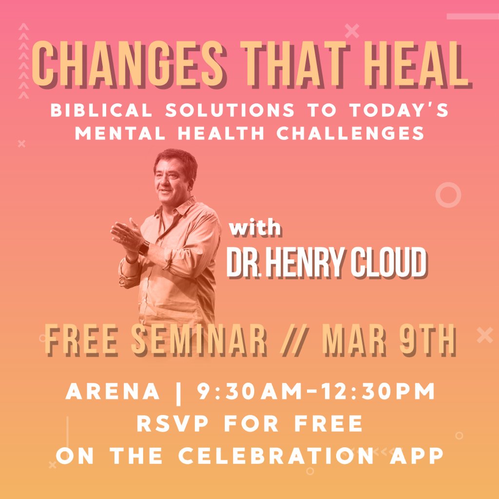 DrHenryCloud's tweet image. Hey, guys. Wanted to make you aware of a free seminar I'm doing on Saturday. You should be able to download the Celebrations app in iTunes or Google Play.