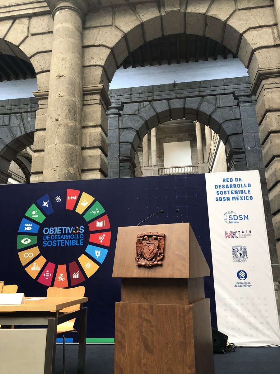 karina_izq's tweet image. In 2017 I started a journey as a #LocalPathways Fellow @SDSNYouth a UN initiative to foster paths for sustainable futures. Today I’m so proud and excited to be at the launch of the #SDSNMexico chapter #SDGs #MexicoMeInspira Congratulations to the team! @UNAM_MX @TecdeMonterrey