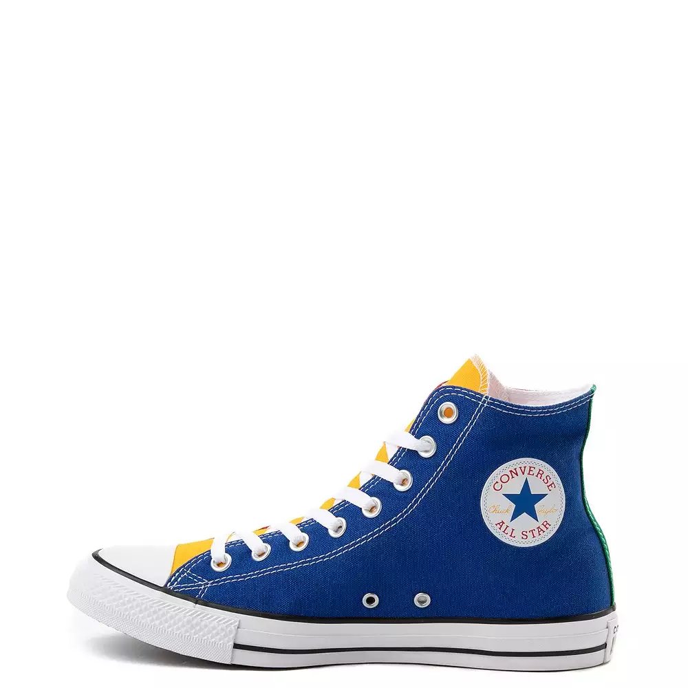 hi color block converse