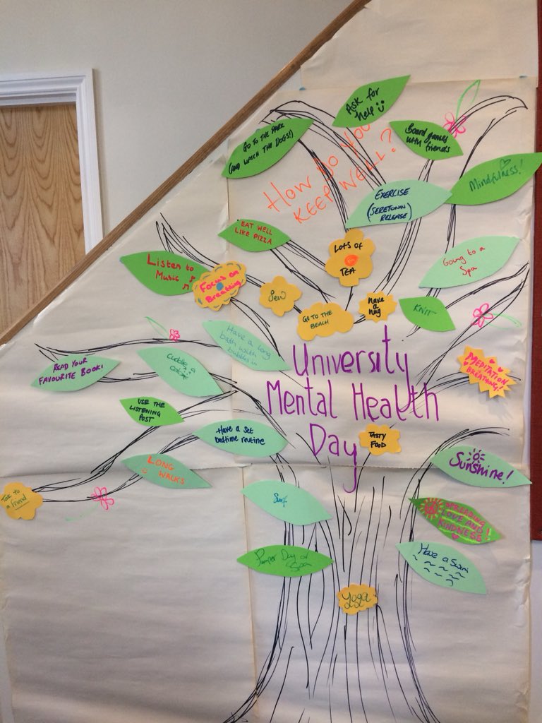 Thank you to all of our lovely students who came along and added to the well-being tree! What a great day spreading the news of the importance of student mental health🌞🙌💐 #unimentalhealthday #UMHD <a href="/StudentMindsUP/">Student Minds UPSU</a> @SHINEwithPlym <a href="/PlymUni/">University of Plymouth</a>