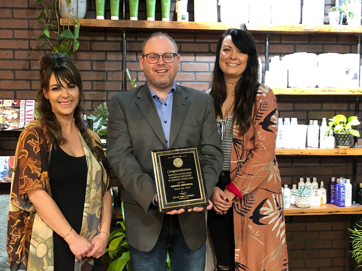 scecdev's tweet image. Congratulations to Maygen Louise Hair &amp;amp; Makeup Artistry and Lindsay&apos;s Hair Lair on your Grand Opening last night! Mayor @denisperrault and all of us at @City_SC appreciate your efforts to #growswift