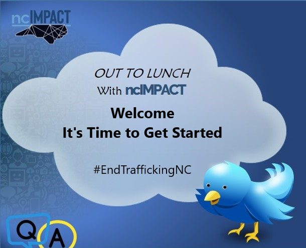 ncIMPACTsog's tweet photo. Welcome to today's chat – it's time to get started. #EndTraffickingNC https://t.co/b1A8hmUIK2