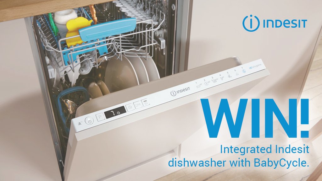 HughesDirect's tweet photo. Enter our latest competition to #WIN an Integrated @IndesitUK dishwasher with BabyCycle!
Simply follow us @HughesDirect &amp; RT 🍀🎁
Ends 13/03/19, Ts&amp;Cs apply - https://t.co/CnneDWTnDR https://t.co/rXzlirX8Vm