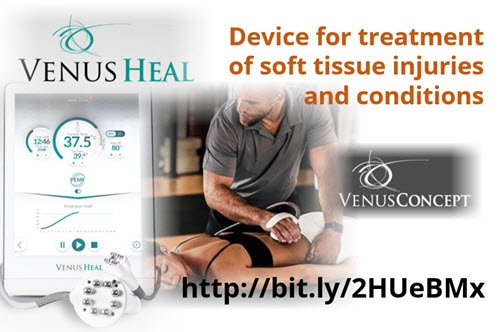MedGizmo's tweet photo. #VenusConcept #VenusHeal Device for treatment of #injuries https://t.co/hIeayvF71q #RP3Tech #radiofrequency #PEMF #acceleratehealing #MagnetoTherapy #wearableTech #pemftech #medtech #digitalmed https://t.co/W7oPVNLjH6