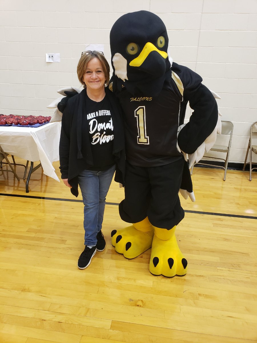 Freddy is the center of attention for the Spring Breakout Fair