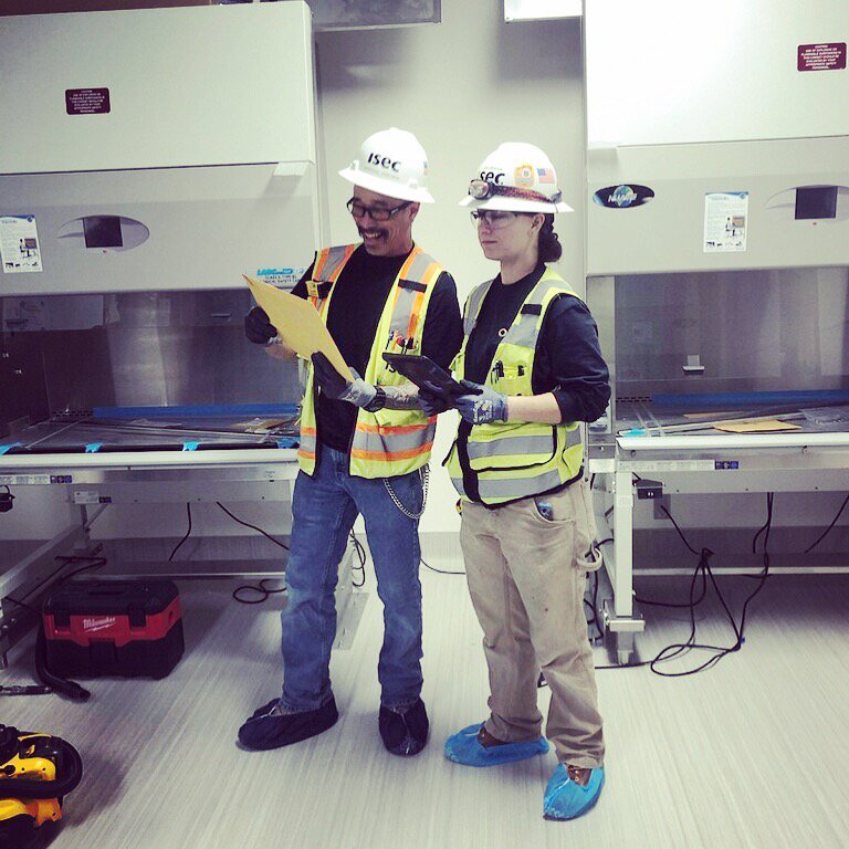 ISECBuilt's tweet photo. Our #isecnorcal office wanted to recognize their first female foreman Ava Andrade for #womeninconstructionweek where she is doing a great job on the #ucsfprecisionmedicalbuilding project w/ @rudolphsletten .
.
.
#ISEC #norcalconstruction #womeninconstruction #balanceforbetter https://t.co/cPyZdrIvfz