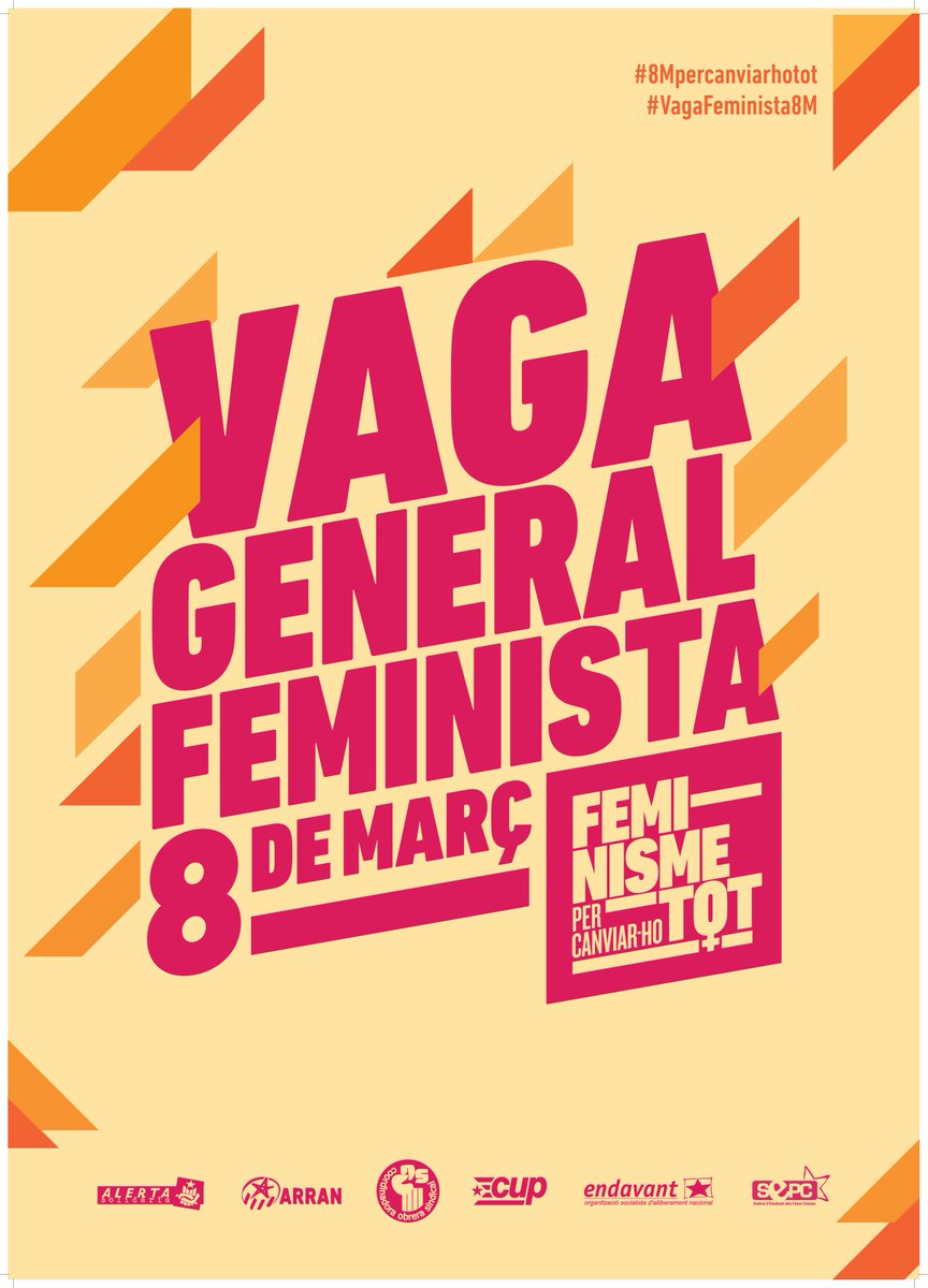 Per un feminisme que ho canviï tot, el 8 de març totes a la #VagaGeneralFeminista8M !
#8MPerCanviarhoTot 
endavant.org/wp-content/upl…