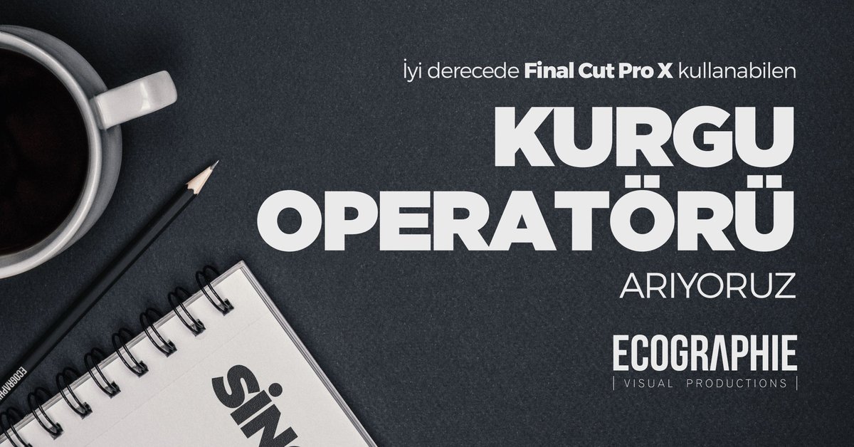 Şirketimiz bünyesinde tam zamanlı görevlendirmek üzere Kurgu Operatörü arıyoruz.

Hemen Başvur:
cv@ecographie.com.tr