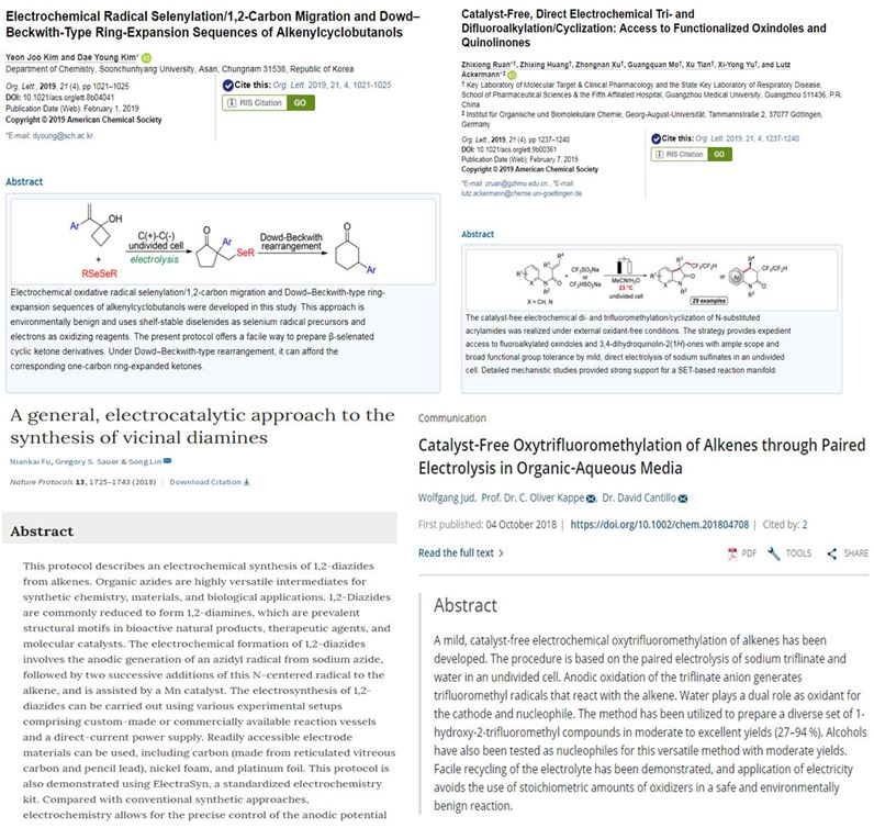 IKAworldwide's tweet photo. Ten recent #organicschemistry publications from six different countries. They have one thing in common: IKA’s #electrochemistry platform #ElectraSyn 2.0!
Kudos to all @aztul, @BaranLabReads, @Kappelab, @Novartis, @songlinlab. https://t.co/Q7yCpKpwCr