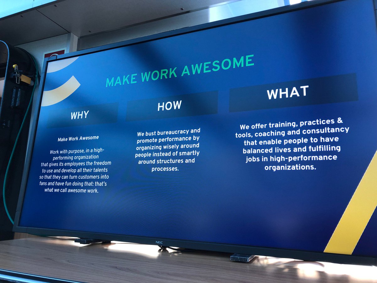 GuenterPecht's tweet photo. "It is always the leaders who defines the culture. If the leader support it, self- organisation works..." Arno van Brakel #NWX19 https://t.co/vylaiVf6Bo
