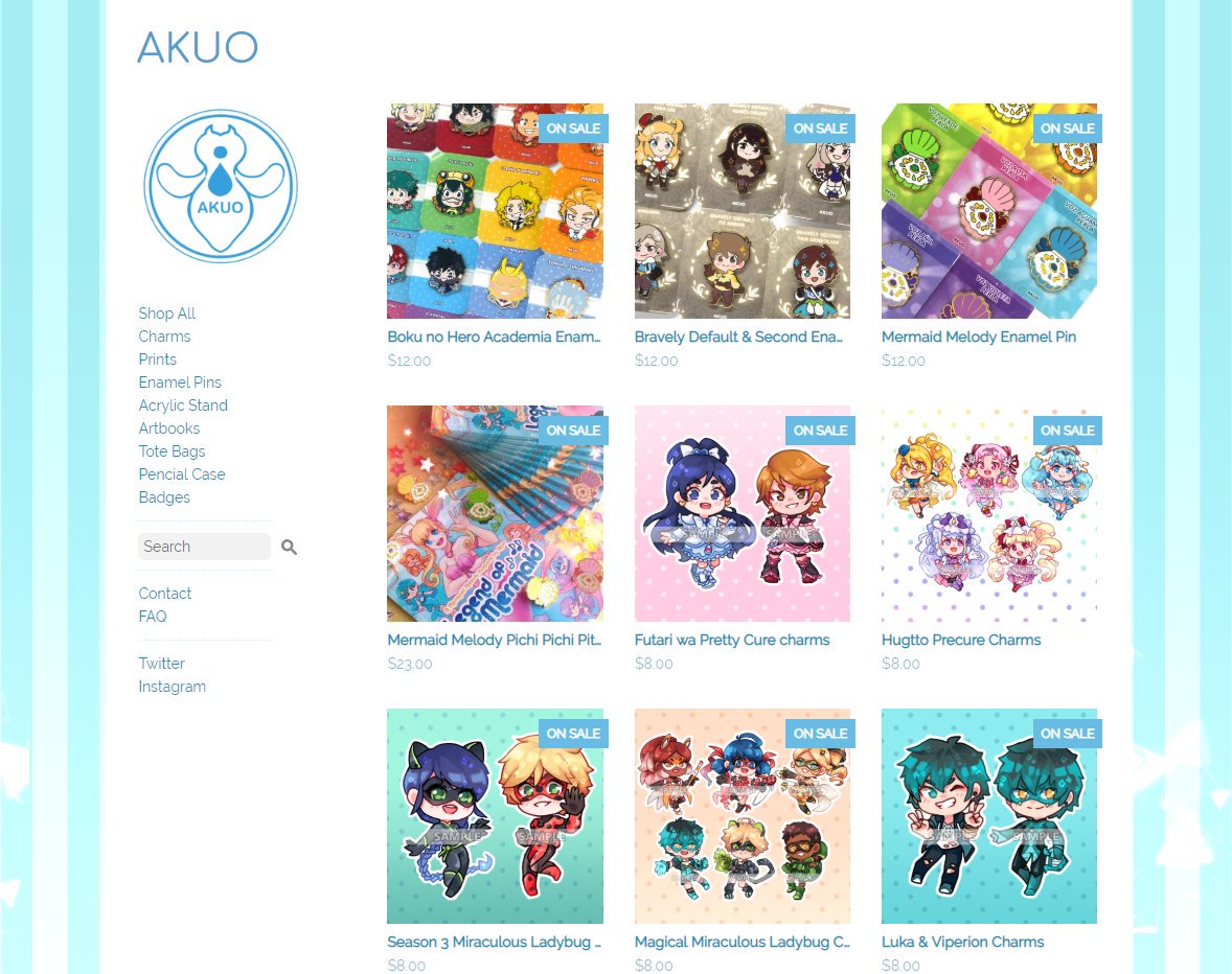 AkuoArt's tweet image. ONLINE STORE OPEN
akuo.storenvy.com

From now on, my store will be in storenvy. Many new products have been added, take a look!