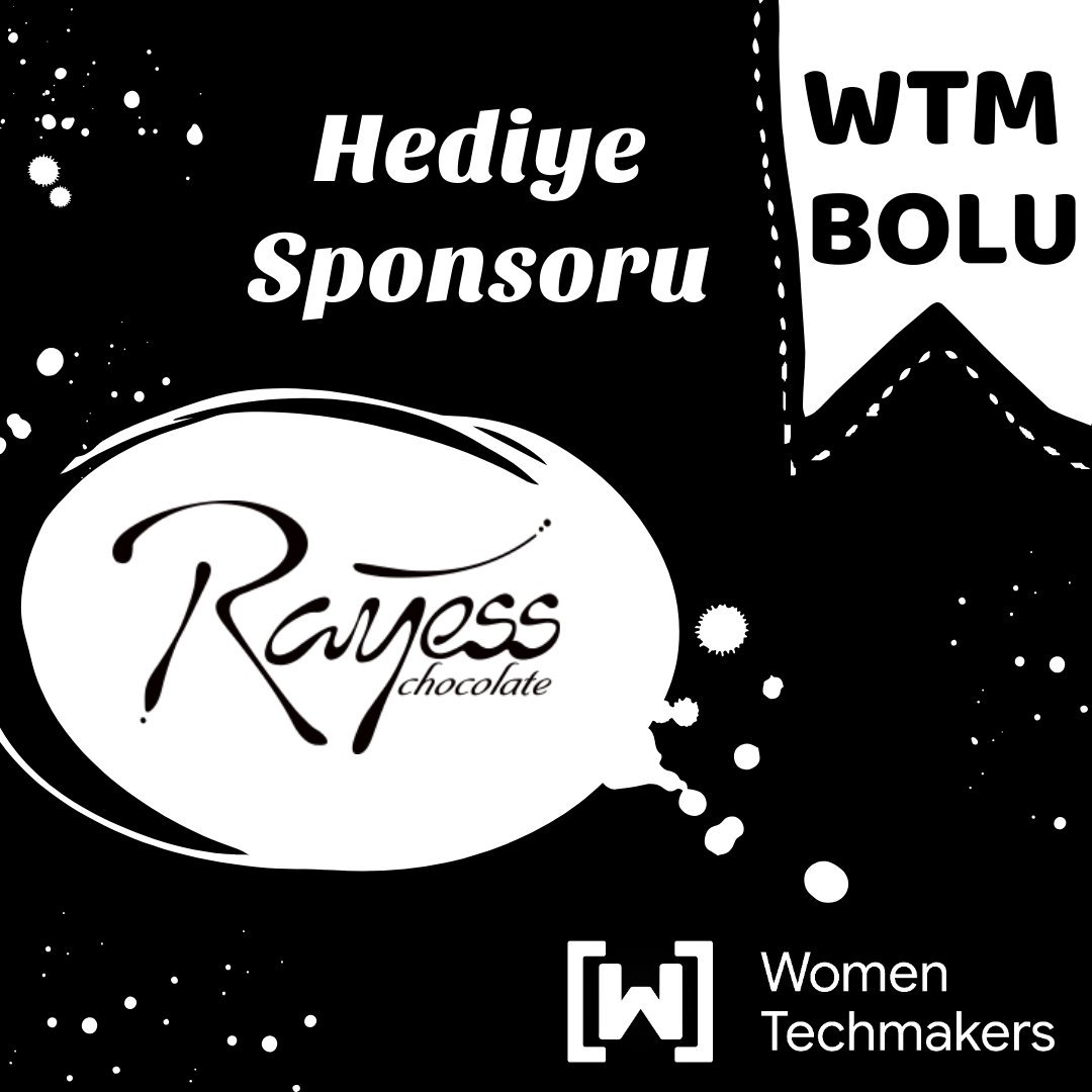 wtmbolu's tweet photo. 13 Mart Çarşamba günü ikincisini düzenleyeceğimiz WTM IWD'19 etkinliğimizde sponsorlarımızdan @CikolataRayess ve @Ajans360Offical 'a yapmış oldukları ve yapacakları katkılarından ötürü çok teşekkür ederiz. 🙏🎁🎊📚🙌
#wtm #wtmbolu #gdg #gdgbolu #internationalwomensday https://t.co/0NXT9RJtkL