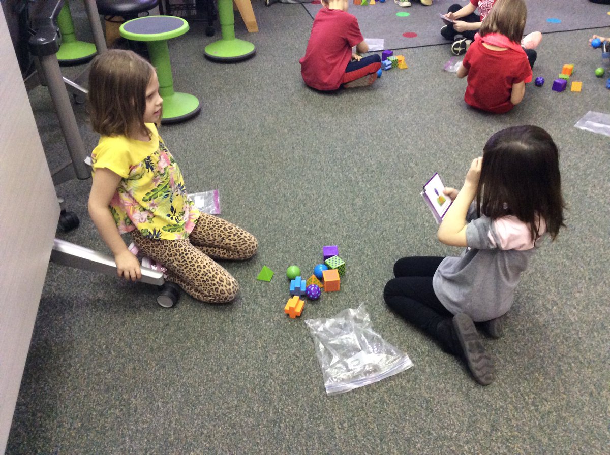 VharmsD's tweet photo. Kindergartners in STEM! We had so much fun learning about robots and how we have to program them. We practiced by giving instructions to our partners 😊 @thurston220 #nbscoltpride https://t.co/5FYHxPKRF4