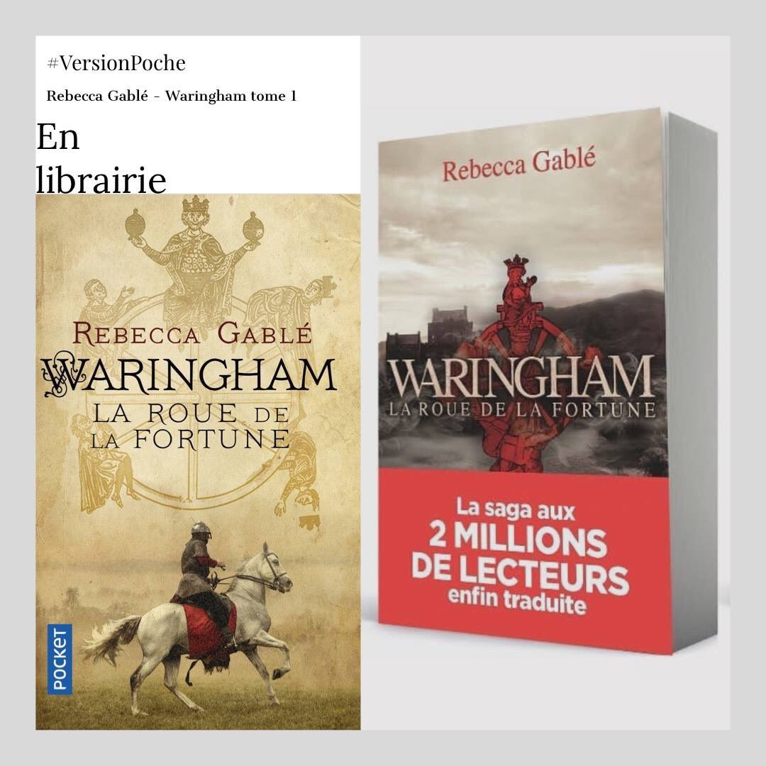 HCeditions's tweet photo. ⚡️ #Nouveauté I #Librairie I #FormatPoche I #Waringham ⚡️
🗣 Le 1er tome « La Roue de la Fortune » de la saga historique allemande « Waringham » de Rebecca Gablé paraît au format poche aujourd’hui chez @Pocket_Editions ! https://t.co/O492vTFWli
