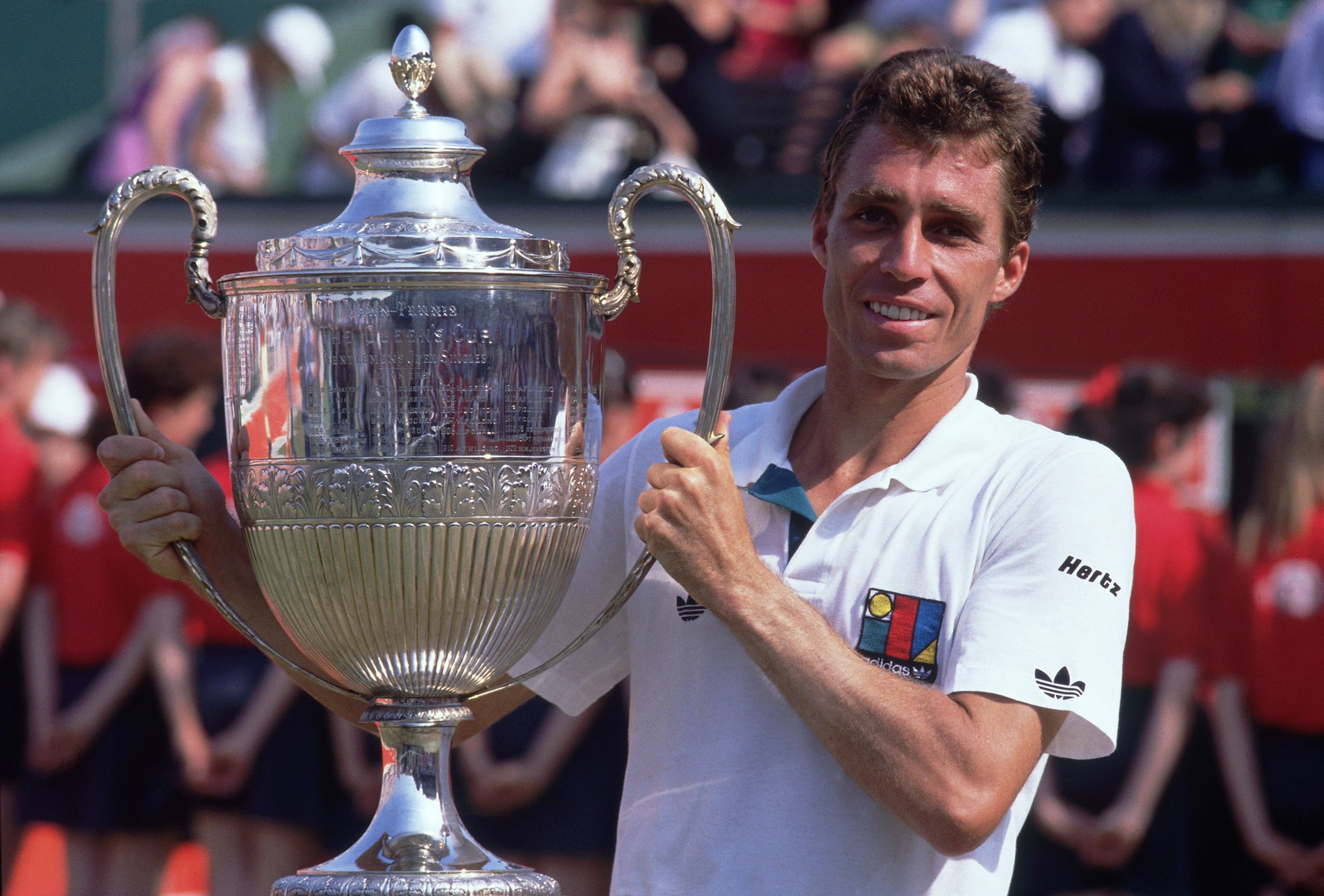 He s smiling! Happy birthday, Ivan Lendl!  champion in 1989 and 1990. 