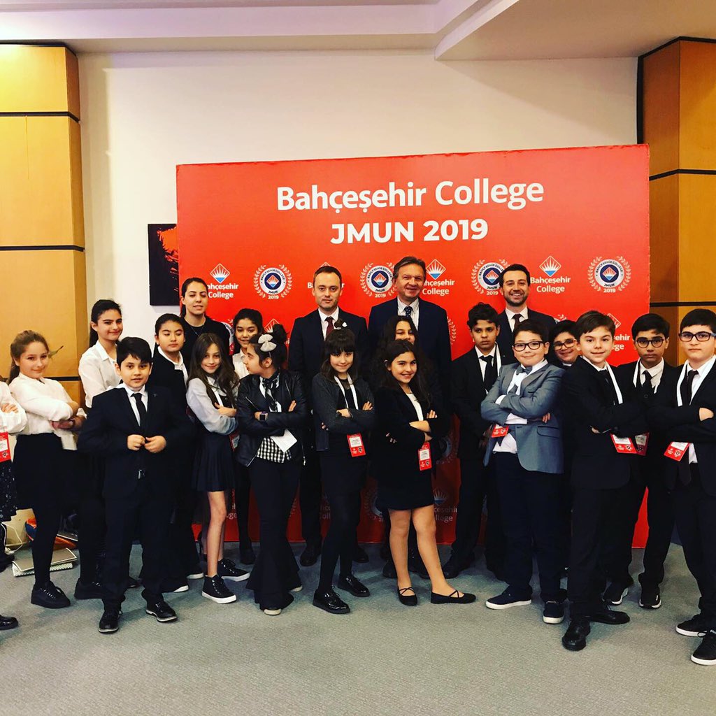 bd_mbenton's tweet photo. A terrific start to BK JMUN in Antalya!! Inspiring talks from our special guests, Ambassador Hidayet Eriş and Eduardo Trindade, and very impressive intro speeches from all of our student ambassadors. Great job, everyone!!! @bkjmun https://t.co/U3cPRVKVft
