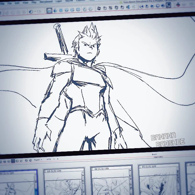 So there's this project I'd like to get back to...a while back after reading/crying again over the yakuza arc, I storyboarded for fun about 30 scenes for a Eri rescue mission in Fantasy AU, so that somehow Mirio could be 100% happy and safe in another place and time. 