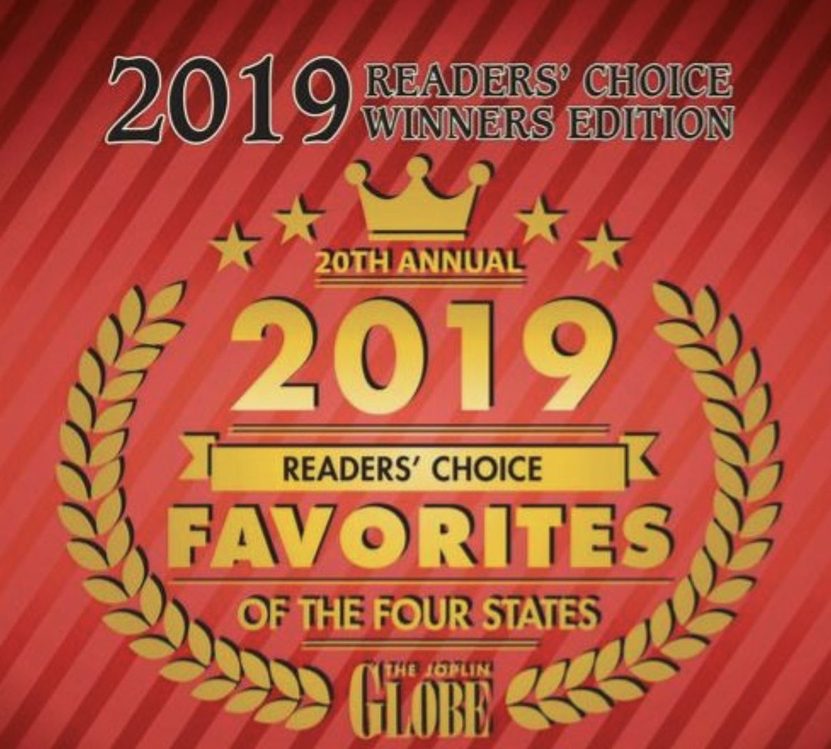 WateredGardens's tweet photo. Thank you to the The Joplin Globe & all who voted us Favorite Non-Profit for 2019. We thank you for sharing your time, treasure & talent w/those in need. We offer all the goods & services we do because of you!
#transformlives
#transformjoplin
https://t.co/CW2S2SJPlj https://t.co/V93PYElXnW