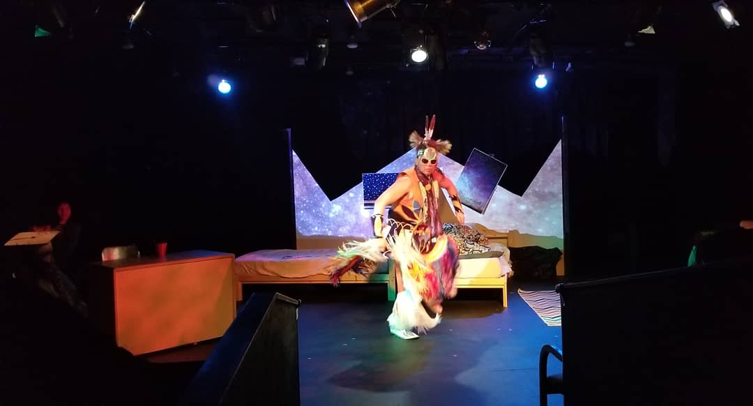 Began performances of #WounspeWanktyaACollegeEducation by Alex Hesbrook Ramier last night <a href="/DreamlandArts/">Dreamland Arts</a>