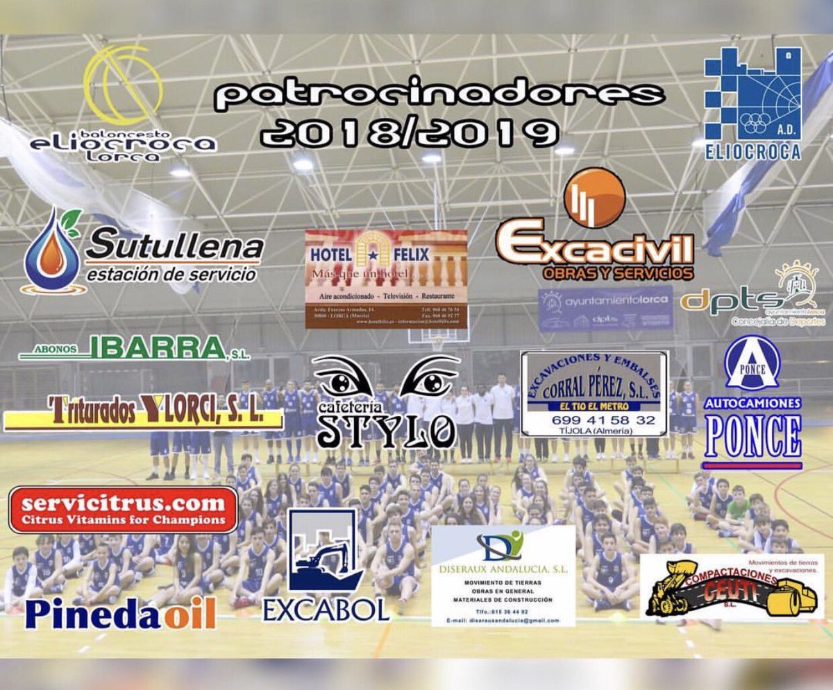 #BALONCESTO. #Horarios de nuestros equipos para este finde,con mucho #basket en #Lorca. El sábado, 19:30,nuestras Excacivileras Lorca AD Eliocroca reciben a <a href="/ad_infante/">A.D. Infante Murcia</a> en el <a href="/cdfelipevilorca/">C.D. FELIPE VI</a>. Ya el domingo, nuestro senior masc. de Nacional visita a <a href="/marmesanjavier/">Marme San Javier</a>.#goeliobasket