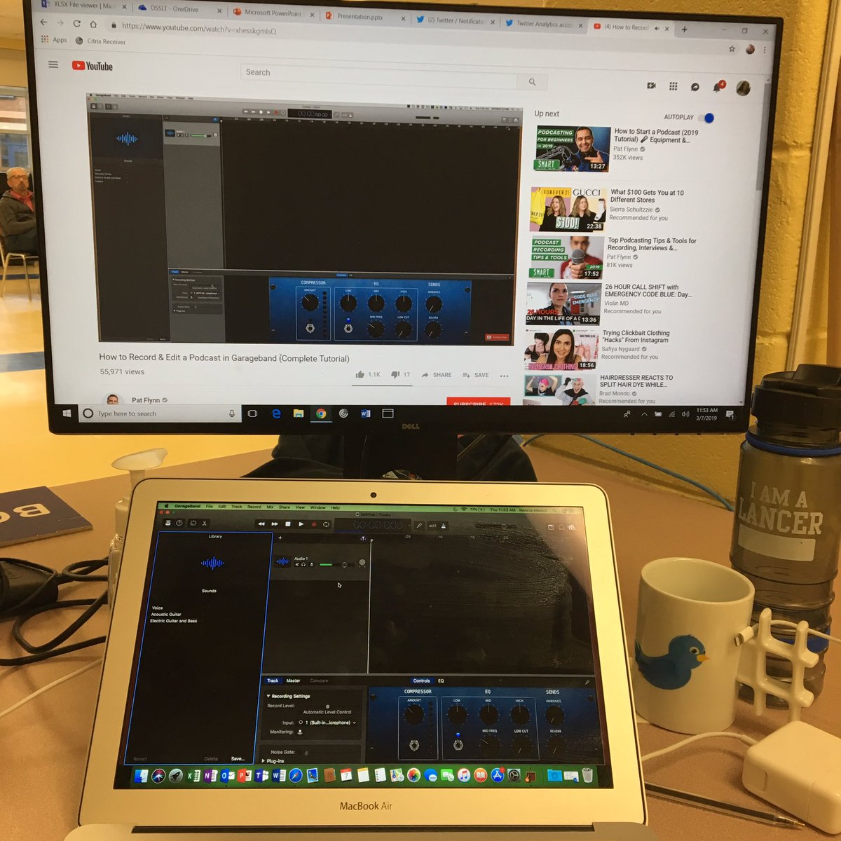 HelenaMesich's tweet image. Learning to podcast with @GaragebandiOS in support of #LancerLearning in #culturallyresponsive English classes #FindingCleo #mediamaking #DigitalLiteracy
