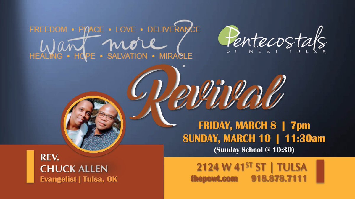 thepowt's tweet photo. Revival starts tomorrow night at 7! We would love for you to join us in service! We are believing for many great reports! https://t.co/D2MQenSPzl