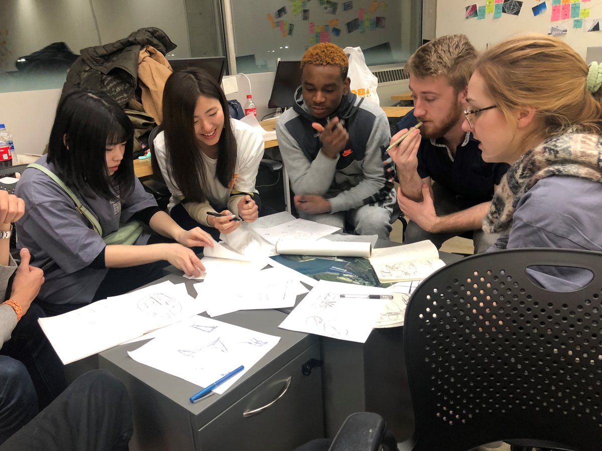 UTKAbroad's tweet photo. Check out these College of Architecture and Design Students visiting and collaborating on a project with students from Chubu University in Japan. We love to see student success from both the University of Tennessee as well as colleges all across the globe. The future is bright! https://t.co/IMWH08mVoM