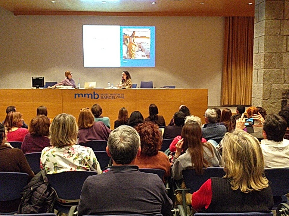 Teresa Soldevila (@tsoldevila) on Twitter photo Molt il.lusionades a la presentació de Dona'm la mar. El museu marítim amb ulls de dones. #somdones #plaigualtat <a href="/MuseuMaritim/">Museu Marítim</a> Molt il.lusionades a la presentació de Dona'm la mar. El museu marítim amb ulls de dones. #somdones #plaigualtat <a href="/MuseuMaritim/">Museu Marítim</a>