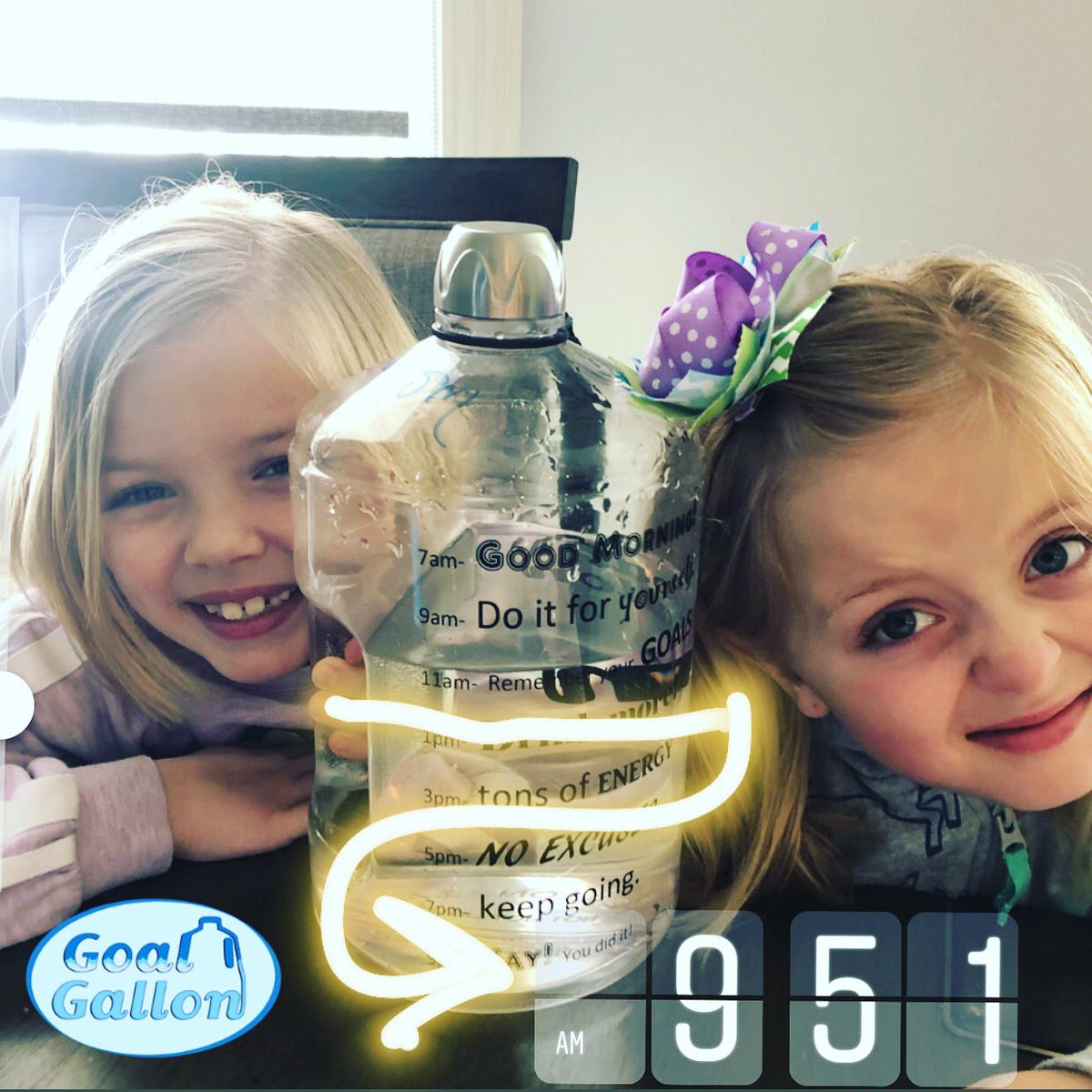 goalgallon's tweet photo. #hydrationgoals CAN BE MET! Use a @goalgallon and begin your #fitnessjourney  https://t.co/hmVBQdHxg3 $24‼️‼️ #InternationalWomensDay #hydratenow #getagoalgallon #waterislife #drinkyourwaterpeople https://t.co/xZlrX8mIeL