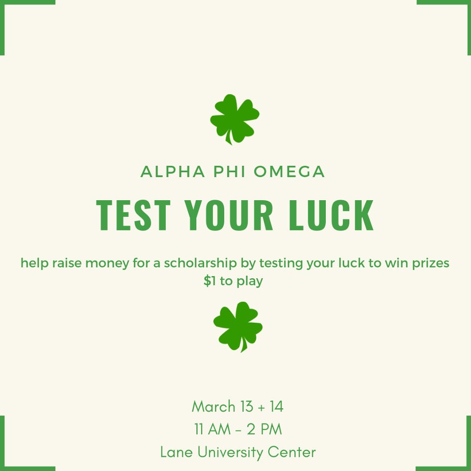 APO_AGX's tweet photo. Come Fundraise with APO on March 13 &amp; 14 in LUC! 🤣 You won’t want to miss out! https://t.co/3phqjj7bZj