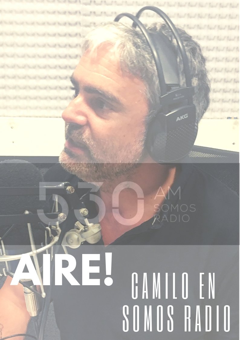 somosradioam530's tweet photo. #AIRE para Camilo García en un especialísimo programa en duplex con @PublicaMoreno
#PROGRAMACION2019
#DíaxMedio
@camilogarcia
@nelborquez
@LuanaPascual https://t.co/K3nllbtI8K