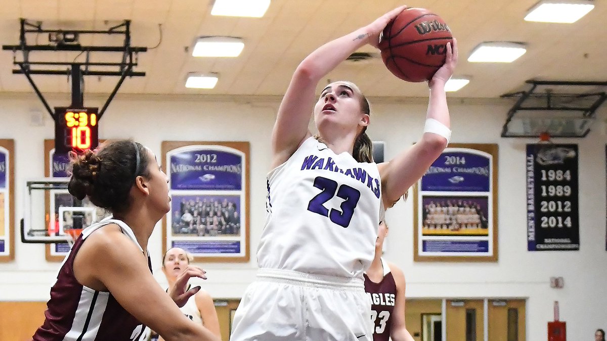 UWWAthletics's tweet photo. Warhawk fans - let's help @UWWWomensHoops senior Olivia Freckmann reach the inaugural Division III All-Star Game! https://t.co/FaGJVMc6BG || #d3hoops https://t.co/UdHT9k8JzF