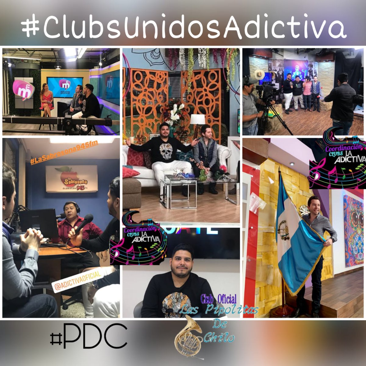 norma_lico's tweet photo. Gracias a todos los medios de comunicación por dedicar su tiempo en la Promoción de @adictivaoficial 
en Guatemala 🤗
@ADICTIVO23 💜
@pipolitaschilo 
#PDC💋
@grecia_anchondo 
@CoordiAdictiva 
#ClubsUnidosAdictiva
#CoordinacionClubsUnidosAdictiva 
#LaMusicaDeLaAdictivaSeVive 💃🕺 https://t.co/I7p9F9YmIe
